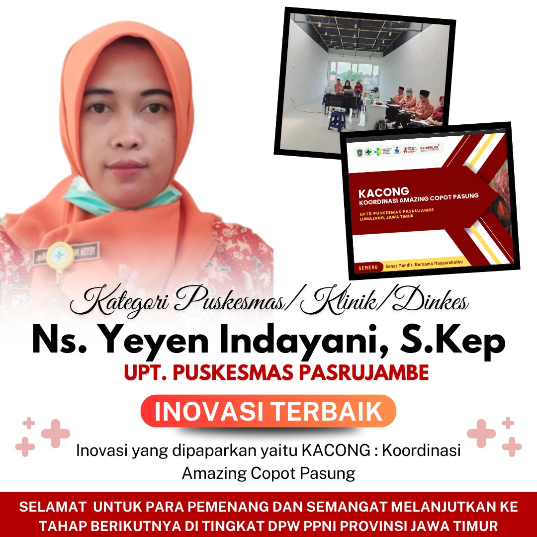Yeyen Indayani, Perawat dengan Inovasi Terbaik di Kabupaten Lumajang Tahun 2024